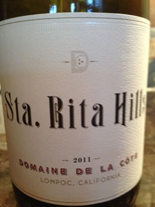 Pinot noir Domaine de la Côte Santa Rita Hills 2011